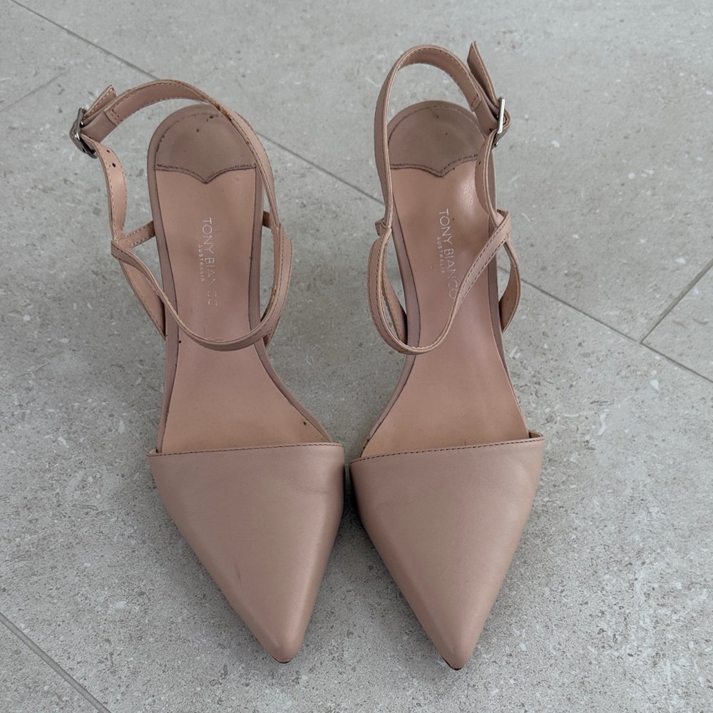 Tony Bianco Blush Pointed Toe Heels